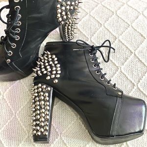 Jeffrey Campbell Lita Spike Platform Boots
